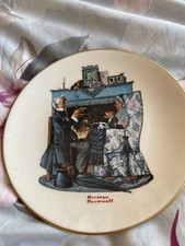 Norman Rockwell Plate Tea For Two