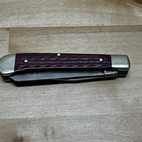Zwilling J. A. Henckels Solingen HK-5-B Jigged Red Bone Trapper Pocket Knife EC - Picture 6 of 6