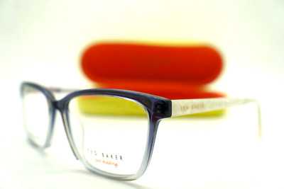 TED BAKER B 982 PUR MULTICOLORED DESIGNER AUTHENTIC EYEGLASSES 50-16 135 W/CASE