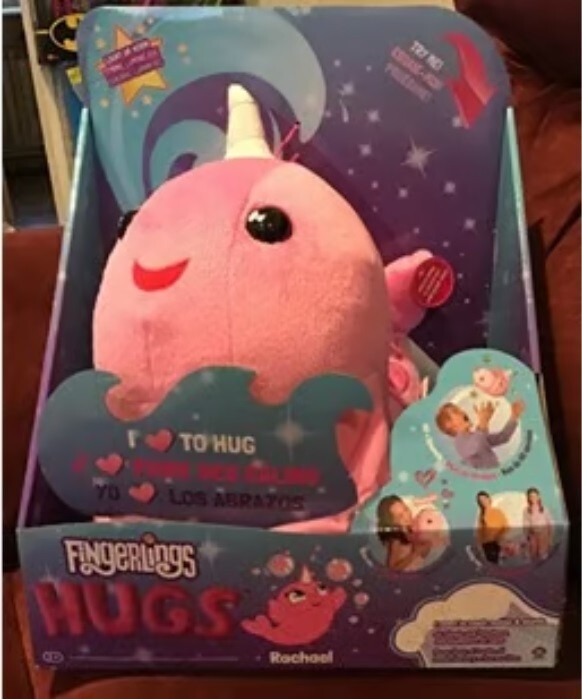 WowWee Fingerlings Hugs Rachael Pink Interactive Plush Soft Huggable Snuggly