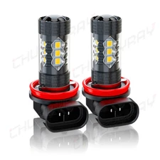 2X LED Fog Light Bulbs H8 H11 Fog Light Bulb Yellow 4500K High Power DRL Lamps