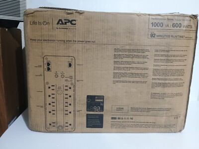 APC Back-UPS Pro 1000VA Battery Backup And Comes with An In Built Battery