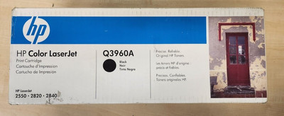 Genuine HP Q3960A Black Toner Cartridge for 2550 Color LaserJet Printer