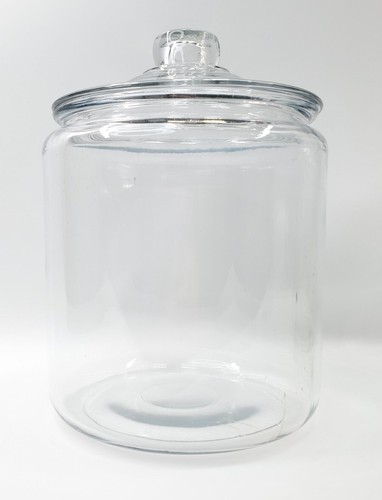 Anchor Hocking Glass Storage Heritage Hill Jars w Lids 1 Gallon Canister Clear - Picture 2 of 9