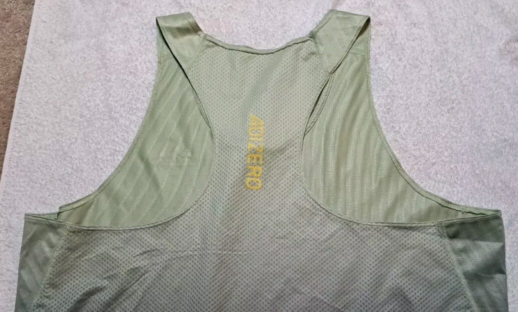 Adidas Adizero Singlet Tank Top Green Mens XL Running Adidas Adizero Singlet Tank Top Green Mens XL Running