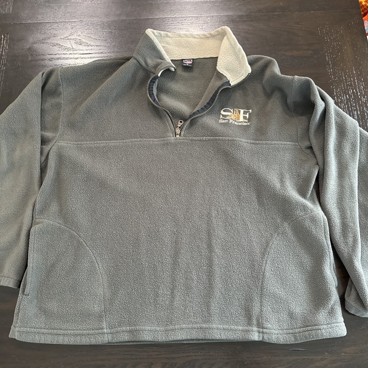 Andy's Sportswear 1/4 Zip Fleece Pullover San Francisco Andy's Sportswear 1/4 Zip Fleece Pullover San Francisco