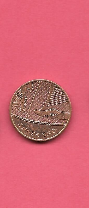 GREAT BRITAIN GB UK KM1107 2010 UNCIRCULATED-UNC MINT MODERN PENNY COIN