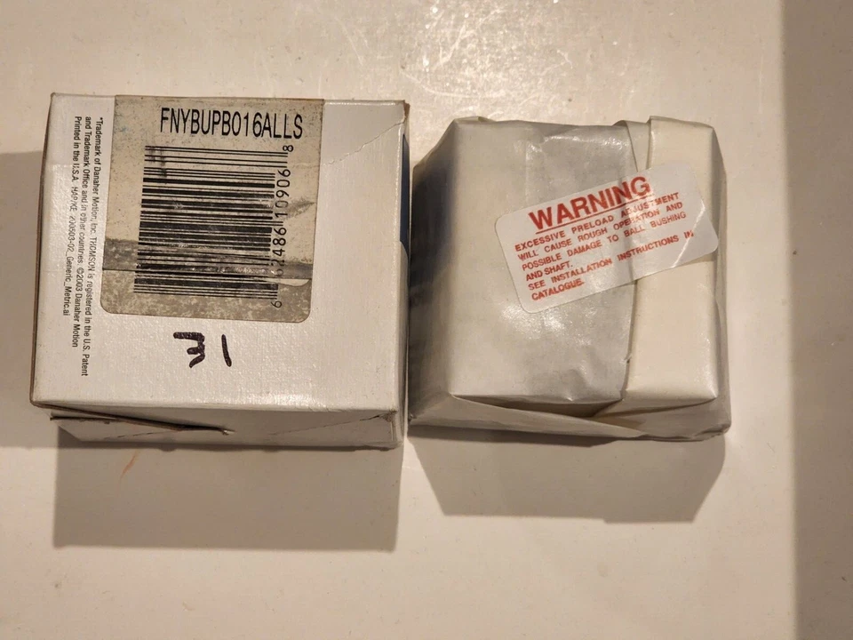 NUEVO EN CAJA THOMSON FNYBUPB016ALLS BUJE DE BOLA LINEAL COJINETE DE BLOQUE DE ALMOHADA Foto 2 de 4