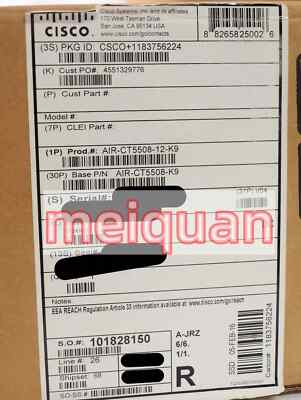 CISCO New Original Genuine Controller AIR-CT5508-12-K9    Expedited Shipping 