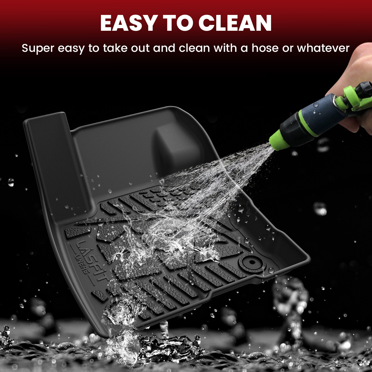 LASFIT Floor Mats for Ford Maverick 2022-2026 Gasoline Waterproof Floor Liners