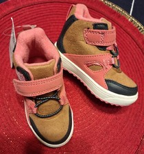 Oshkosh b'gosh Brown Pink Size 5, Toddler Girls Shoes Kuji New
