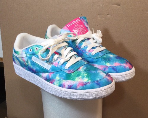 rainbow colored tennis shoes