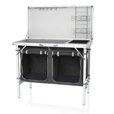 Image of Campart Camping Kitchen Granada – Fold-out windshield – With sink, sink