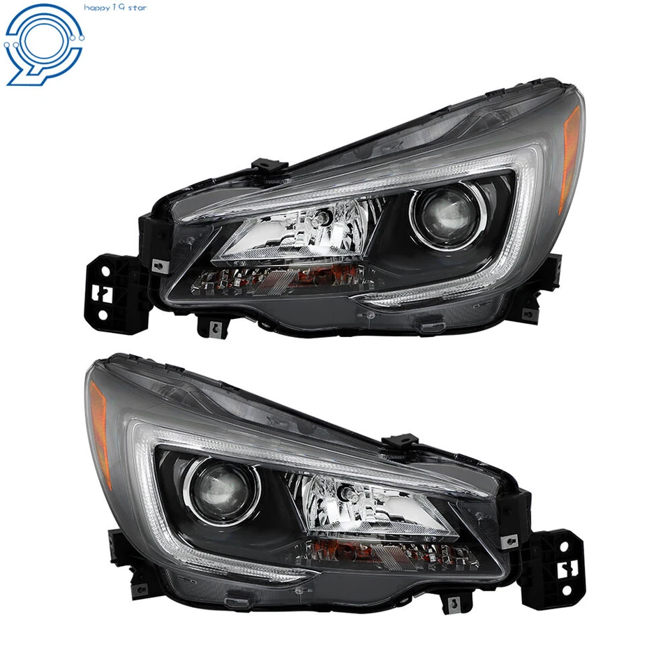 Headlight Set For Subaru Outback Legacy 2018-2019 Halogen Driver&Passenger Side Foto 3 de 4
