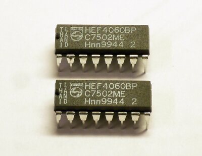 4 St. IC HEF4060BP Philips binary counter neu ungebraucht