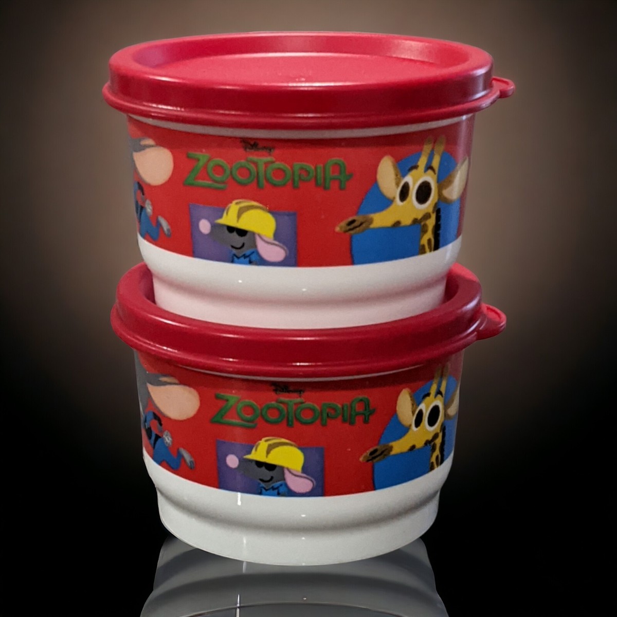 Tupperware 2 Zootopia snack cup 4oz New | eBay