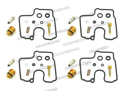 けーた 4 X Carburetor Carb Rebuild Kit ZX-6R ZX6R / ZZR 600 for CAB-K13