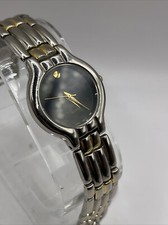 Two-Tone Ladies Quartz Watch with Black Dial — listing 4