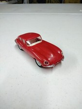 Vintage Early Plastic 7" 1964 Jaguar XK-E Fixed head Coupe Friction Car