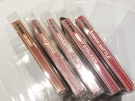 10 OVERSIZE Intellivision Video Game Clear Case Cases Sleeve Box Protector CIB