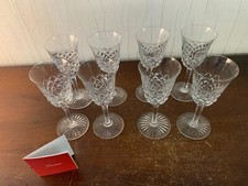 6 Baccarat Crystal Burgos Model White Wine Glasses Price Per Piece 