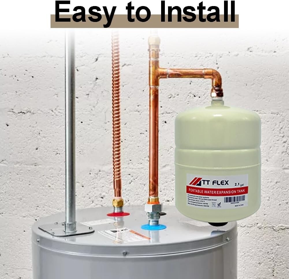 Gallon Expansion Tank Flexcon Expansion Tank, Gal, Inline