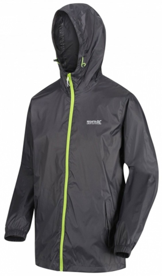 REGATTA MENS LIGHTWEIGHT BREATHABLE WATERPROOF JACKET IN A BAG XSMALL