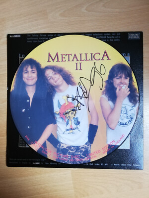 METALLICA -- Interview Picture LP , BAK 2163 , U.K. , SIGNIERT