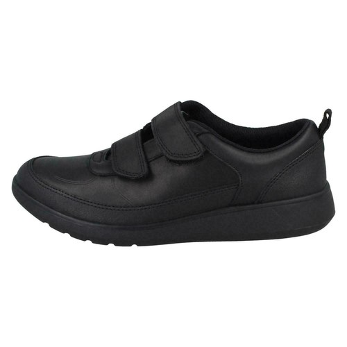 Boys / Mens Clarks Black Leather 