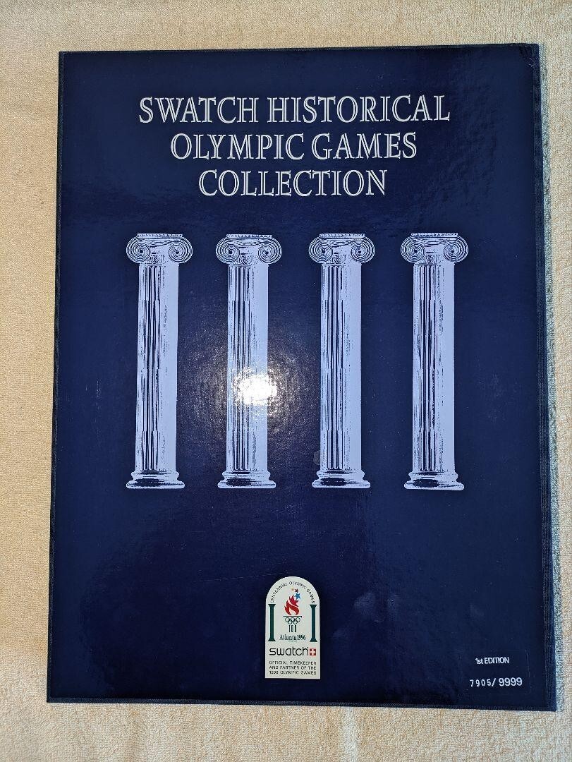 スウォッチ ヒストリカル オリンピック ゲームコレクション バッヂ Swatch Watch Collection Vintage 1996 100th Anniversary Olympic