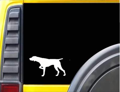 German Shorthaired Pointer Dog Animal Sticker Vinyl Decal 6'' White