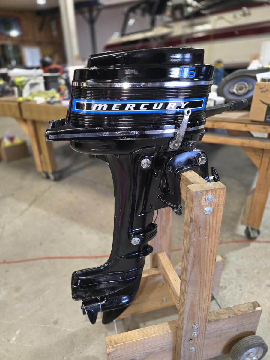 Vintage 1975 Mercury 4.5 hp Outboard Motor Tiller Drive Motor. | eBay