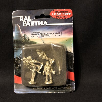 Ral Partha All Things Dark & Dangerous 02-526: 2 Ladies, Guard, Panderer 4 Pcs