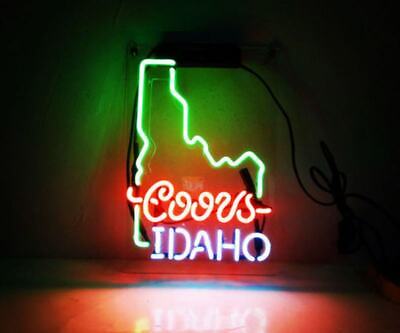 Coors Light Ohio Neon Sign Beer Bar Gift 14"x10" Light Lamp Decor Bedroom
