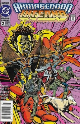 Armageddon: Inferno #2 (Newsstand) FN; DC | John Ostrander Hawkman - w/Bag+Board