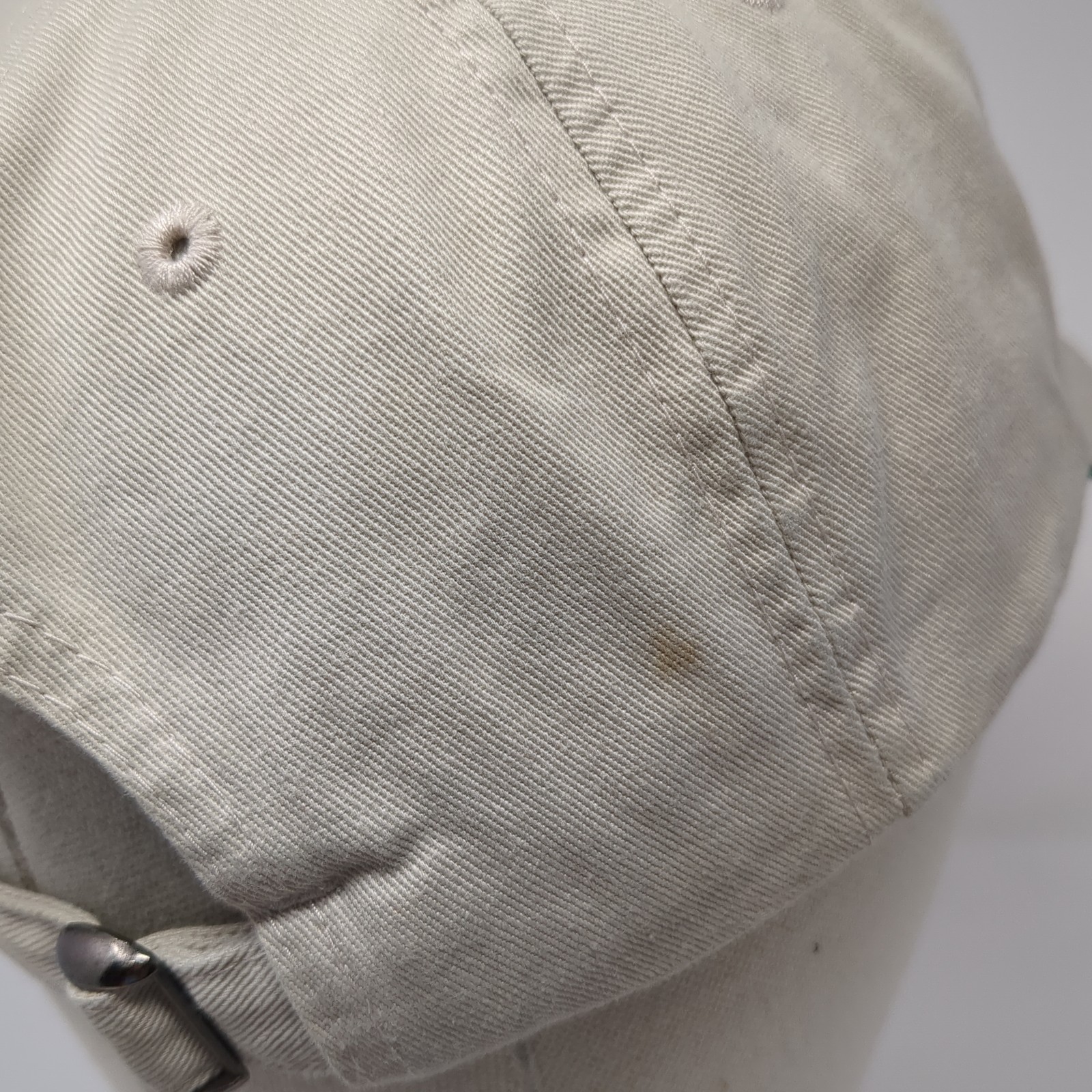 Budweiser Clover Slideback Baseball Hat Beige One… - image 6