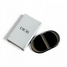 DIOR BEAUTY CD Logo Dual Mirror Phone Ring Metal Holder Stand- 3M - Silver/Black