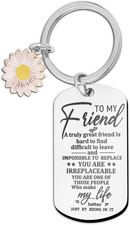 Friend Keychain Keyring Friendship Gifts for Women Best Friend Keychain For