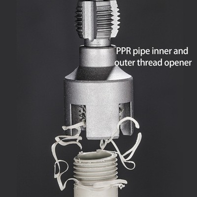 PVC Thread Maker Tool for Electric Drill PVC Pipe Threader Water Pipe Threader