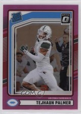 2024 Panini Donruss Rated Rookie Optic Preview Pink Prizm Tejhaun Palmer 1rt3