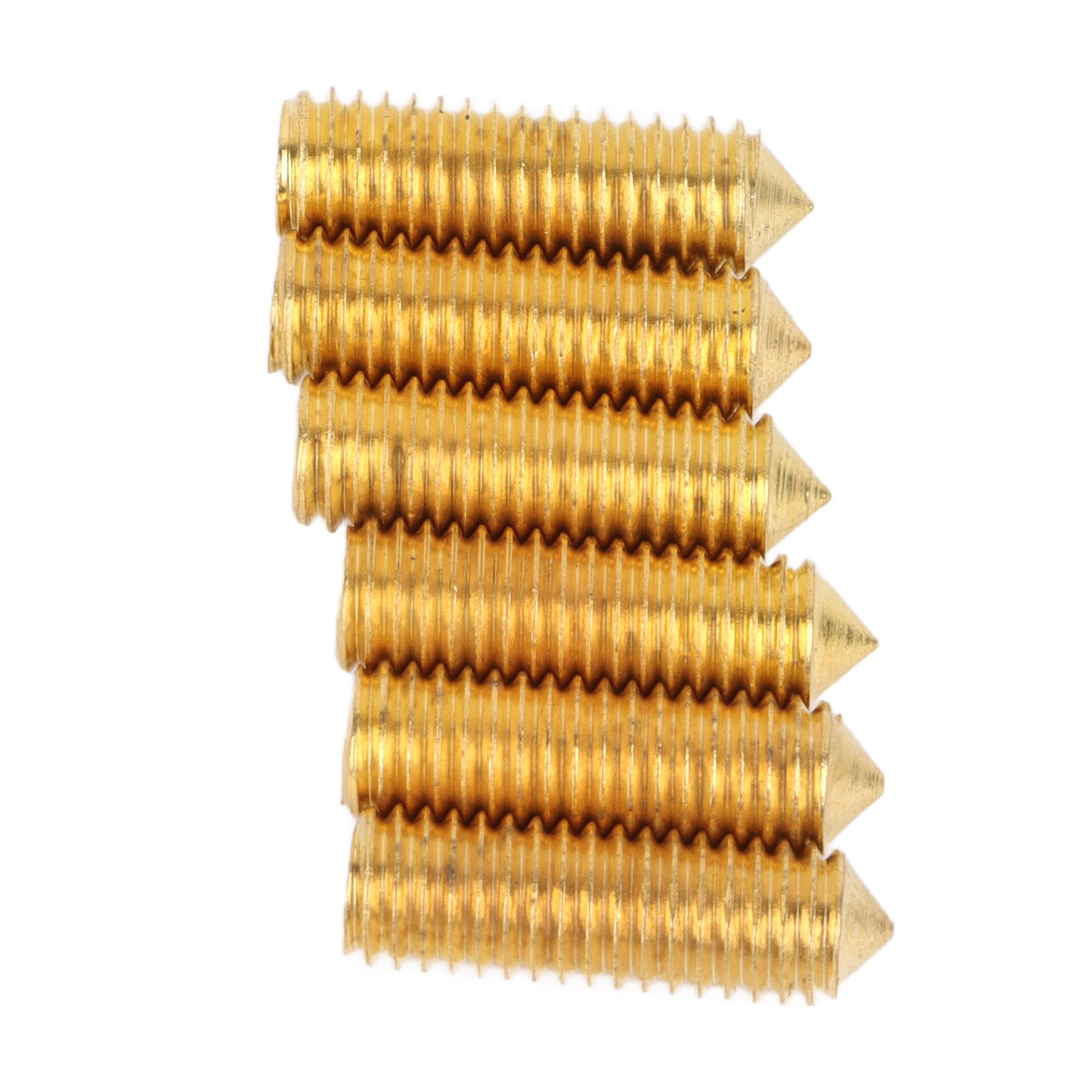 6PCS Guitar Bridge Hex Screws Electric Guitar Bridge Saddle Height Adjustment Sc