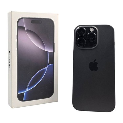 Apple iPhone 16 Pro 128 GB Titan Schwarz - Akzeptabel | Handy