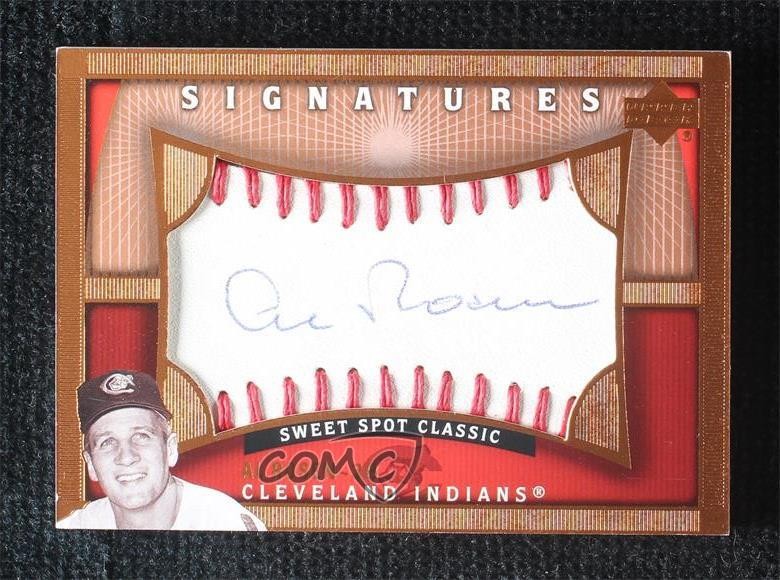 2005 Upper Deck Sweet Spot Classic Sweet Spot Signatures Al Rosen #AR Auto uk2