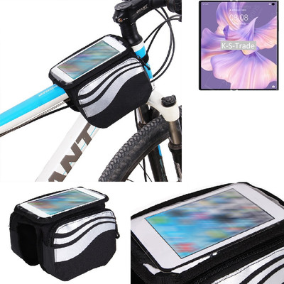 Fahrrad Halterung für Huawei Mate Xs 2 Rahmenhalter Fahrradtasche Rahmentasche 