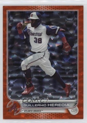 2022 Topps Series 2 Orange Foilboard 40/299 Guillermo Heredia #610 19kz