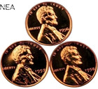 1956+1957+1958 Lincoln Wheat Penny Cent Set/Lot ~ Gem Proof (red) ~~ 3 Coins — photo 1
