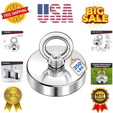 Strong Neodymium Fishing Magnets 350 Lbs158 KG Pulling Force Rare Earth Magne...