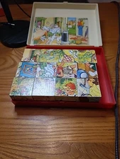 VINTAGE CUBE PUZZLE WITH  ORIGINAL BOX Made In Germany 