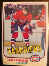 1981-82 Topps Larry Robinson #31