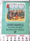 1964 BULL OF THE WOODS - J R WILLIAMS CALENDAR / Johns-Manville / 13 3/4" x 28" — photo 8